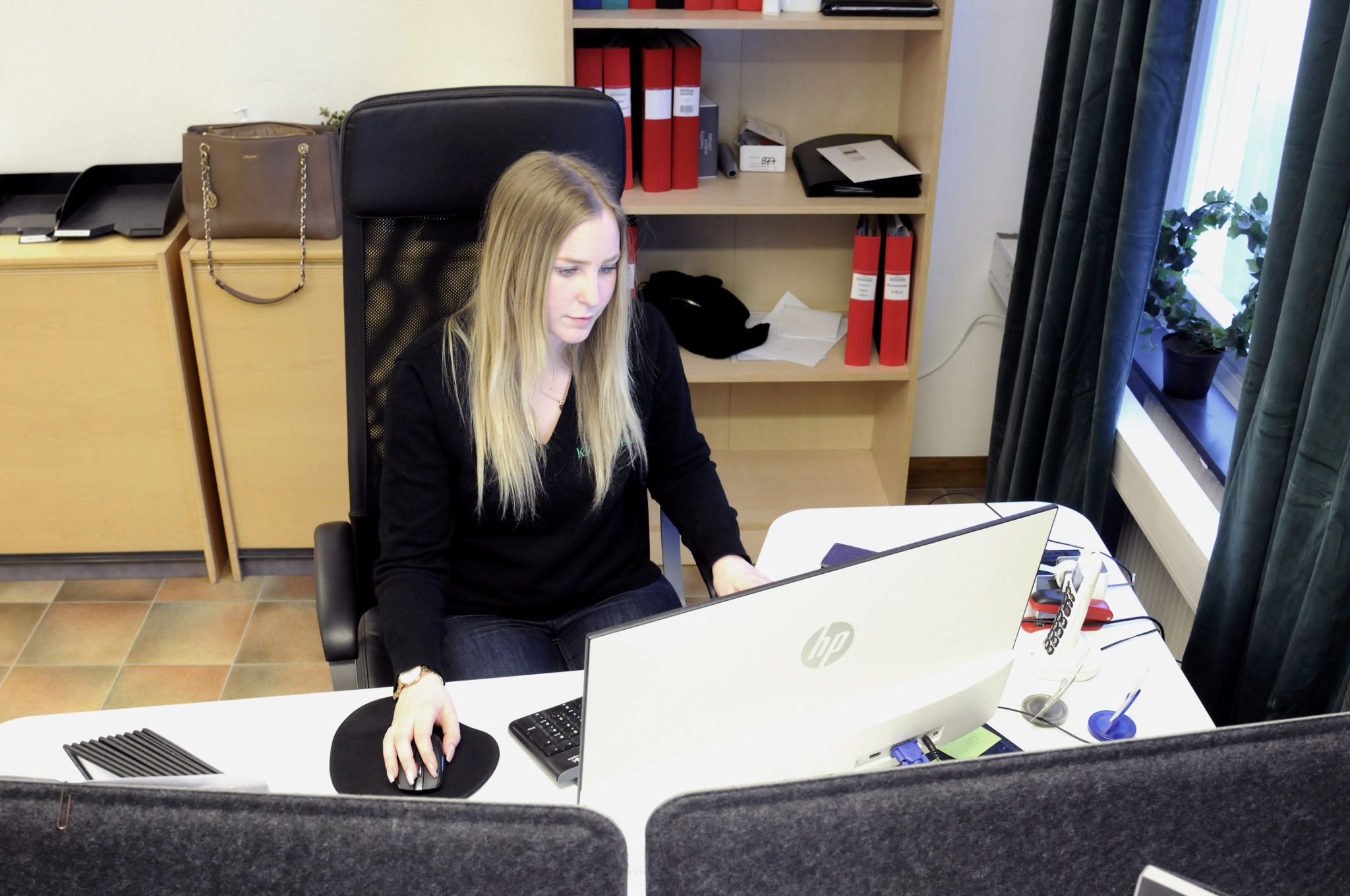 Elin Fränberg jobbar