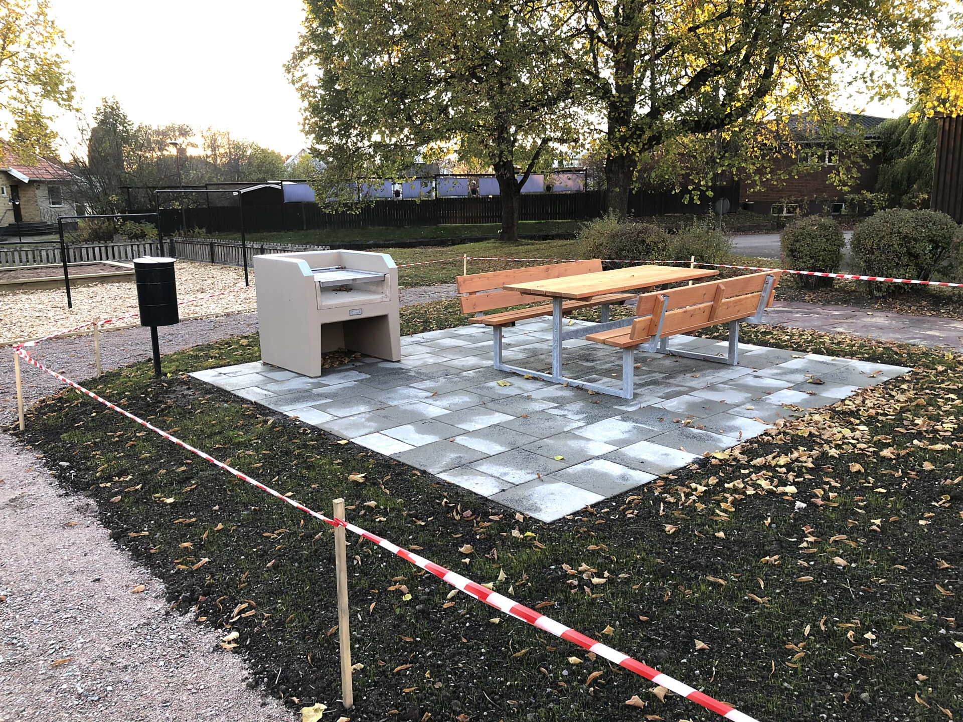 Ny grillplats hos Krylbohus