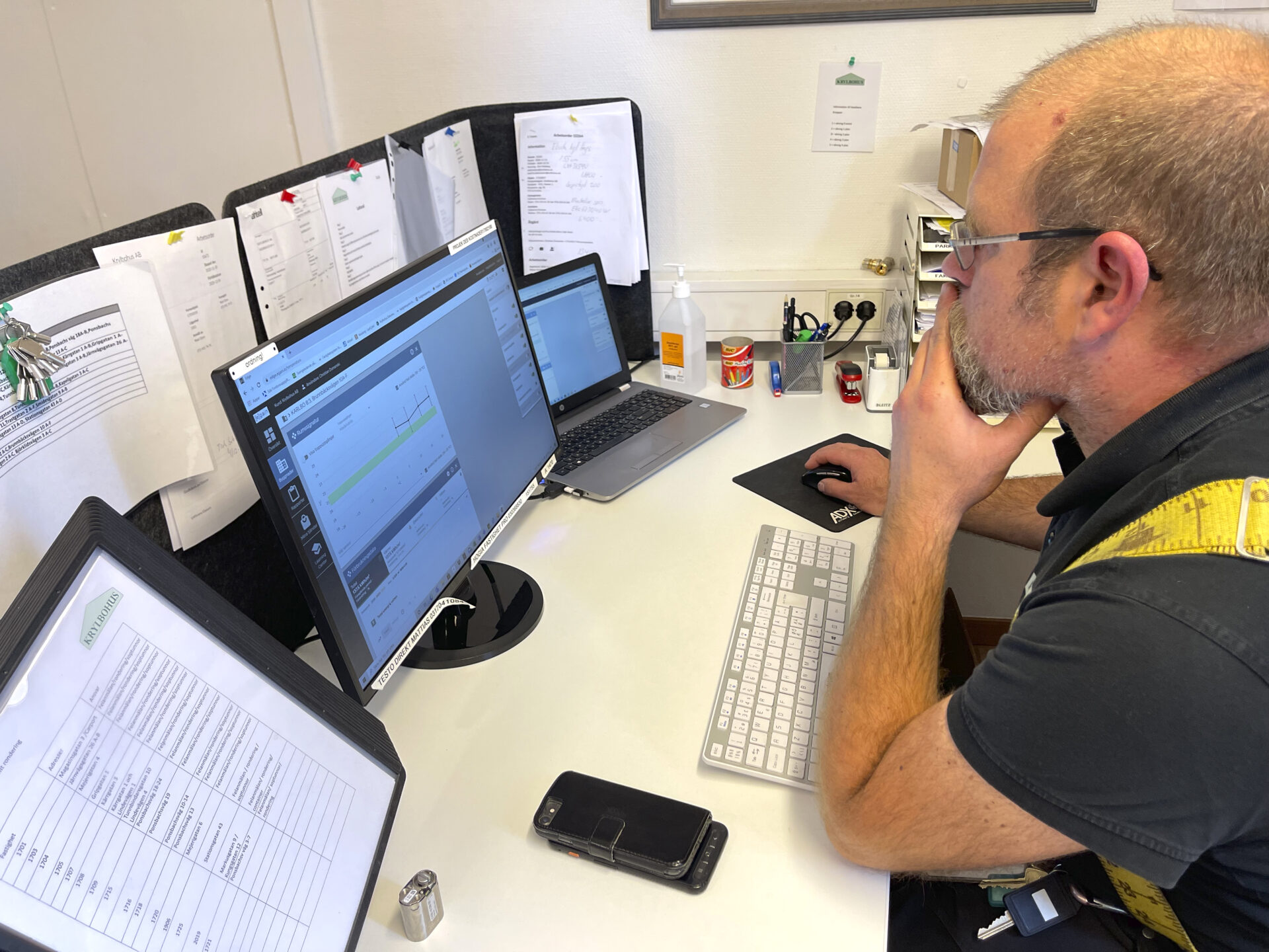 Christian Domanski, driftansvarig vid Krylbohus